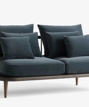 &Tradition Fly SC2 2-seater sofa smoked oiled oak